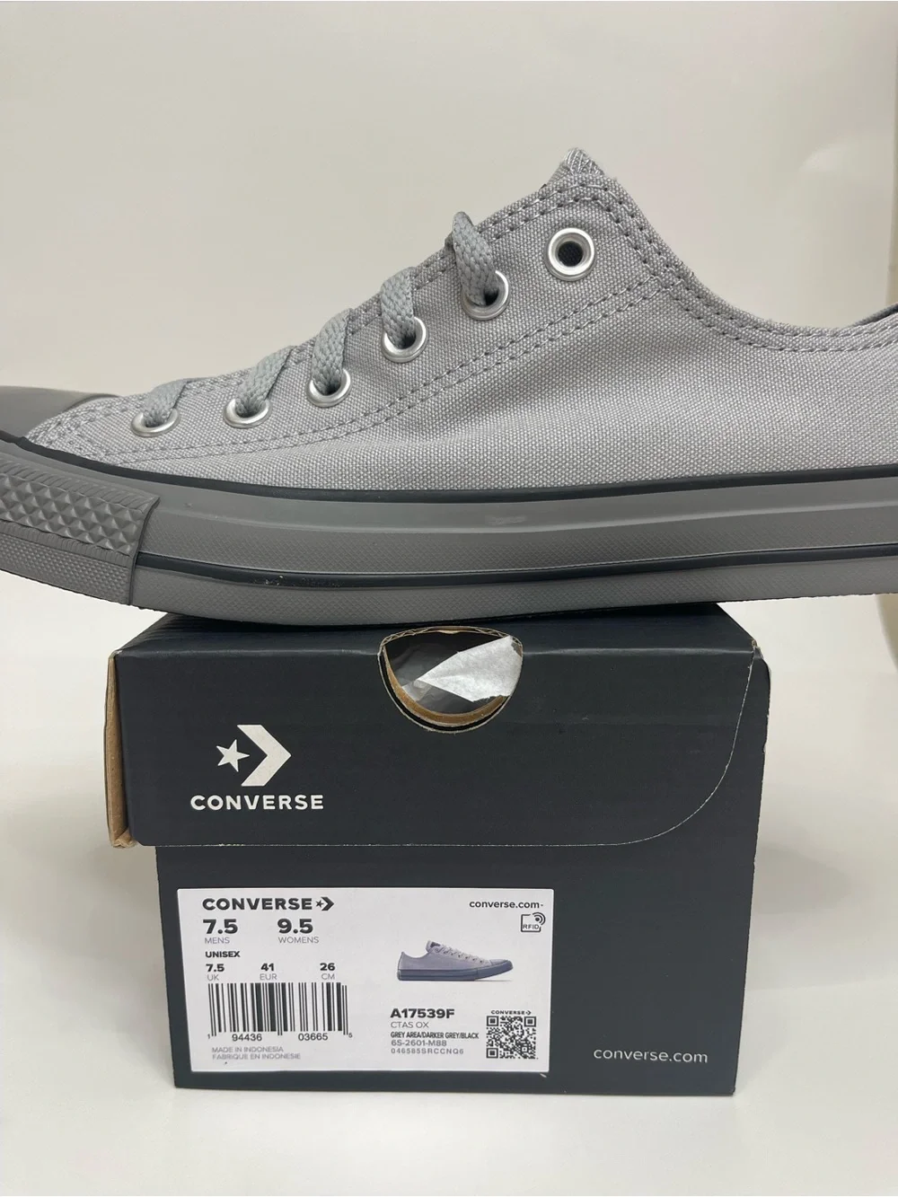 Converse Chuck Taylor All Star Color Pop Low Top Grey A17539F